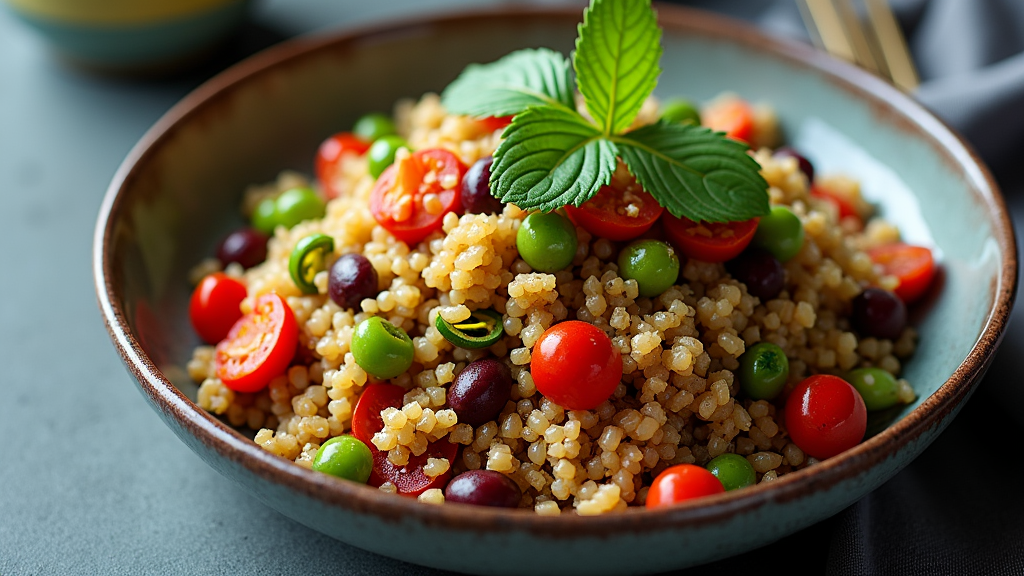 Quinoa and Black Bean Stir-Fry