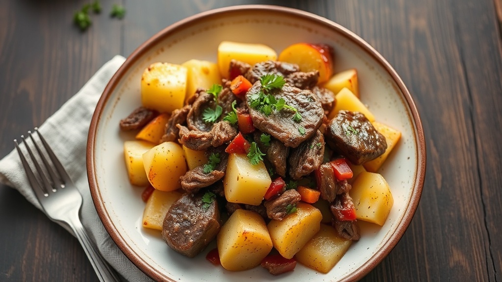 Ranch Beef and Potato Skillet