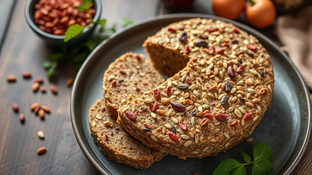 Raw Vegan Seed Bread