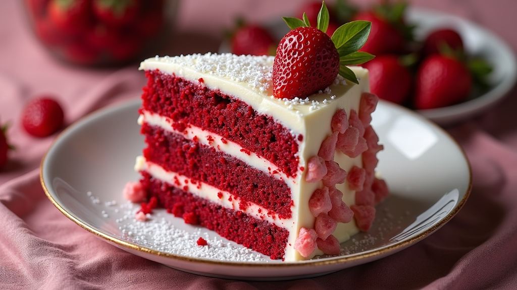 Red Velvet Wedding Cake