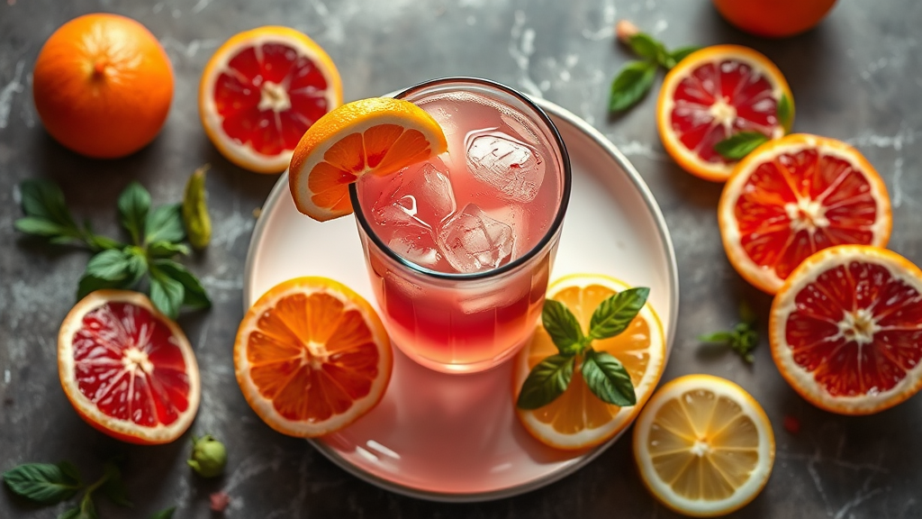 Refreshing Pink Citrus Punch