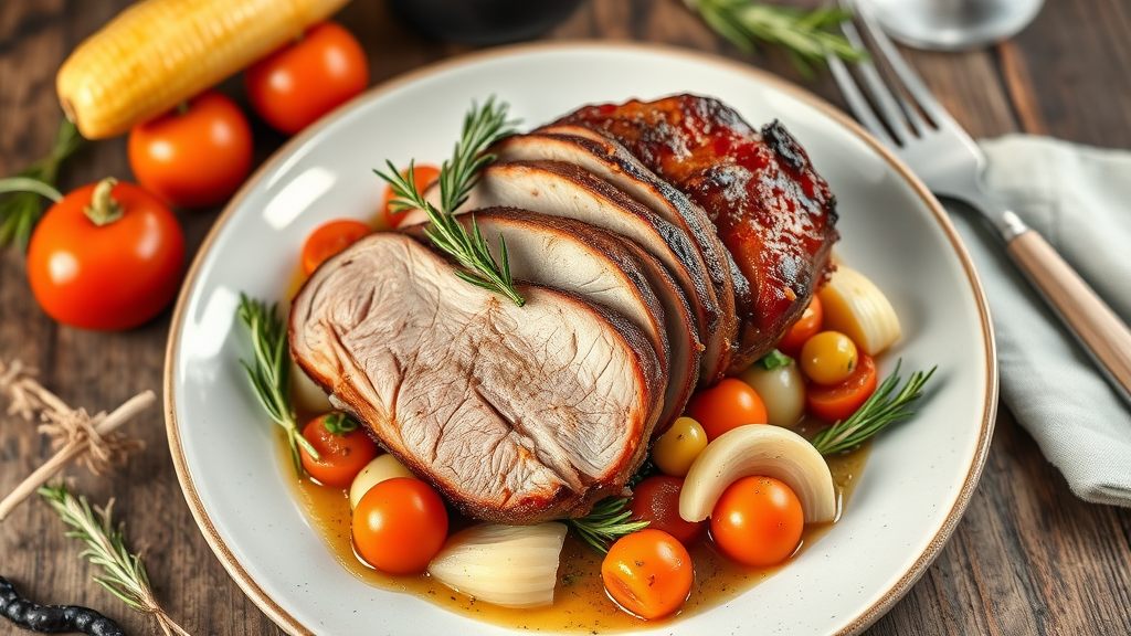 Roast Pork with Fennel and Rosemary