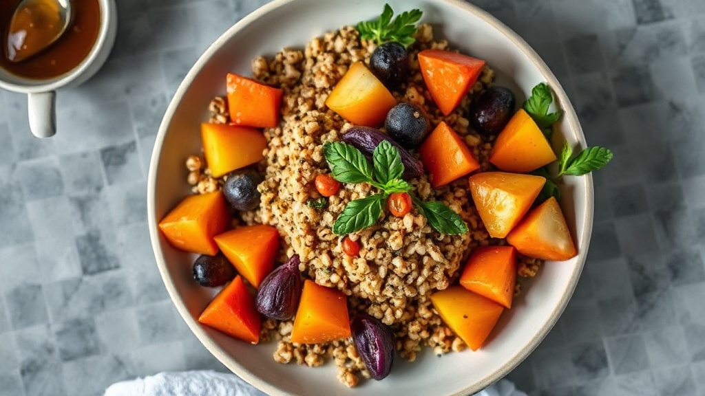 Roasted Winter Vegetable Quinoa Bowl