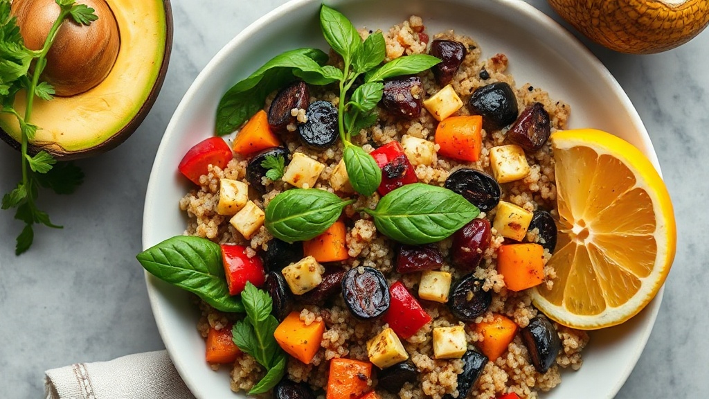 Roasted Winter Vegetable Quinoa Bowl