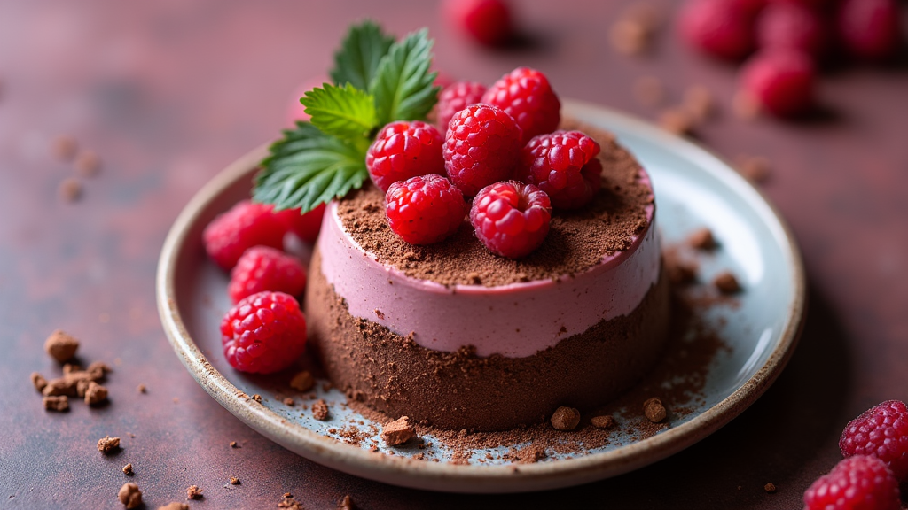Romantic Raspberry Chocolate Mousse