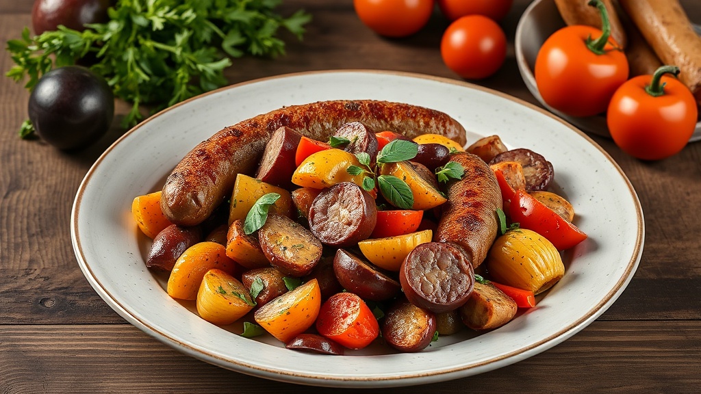 Rustic Sausage and Vegetable Medley