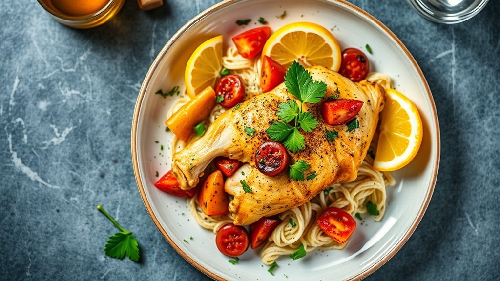 Sajta de Pollo with Citrus Herb Marinade