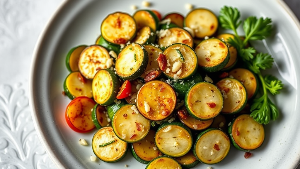 Sautéed Zucchini with Garlic and Parmesan
