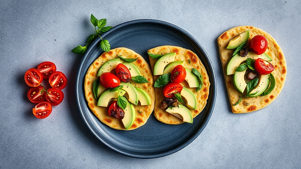 Savory Avocado Oil Flatbreads