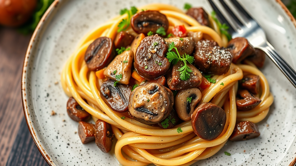 Savory Beef and Mushroom Stroganoff