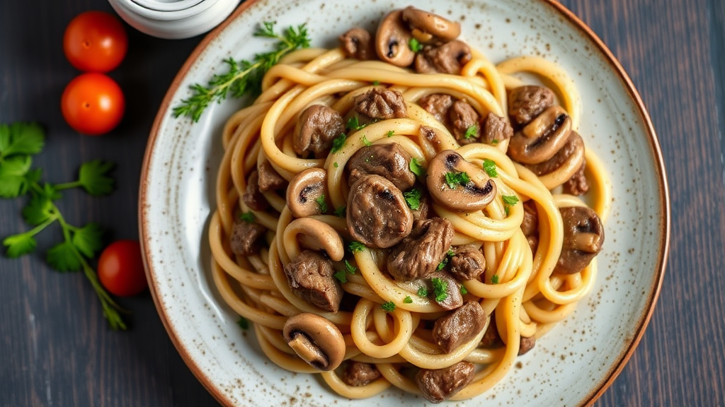 Savory Beef and Mushroom Stroganoff