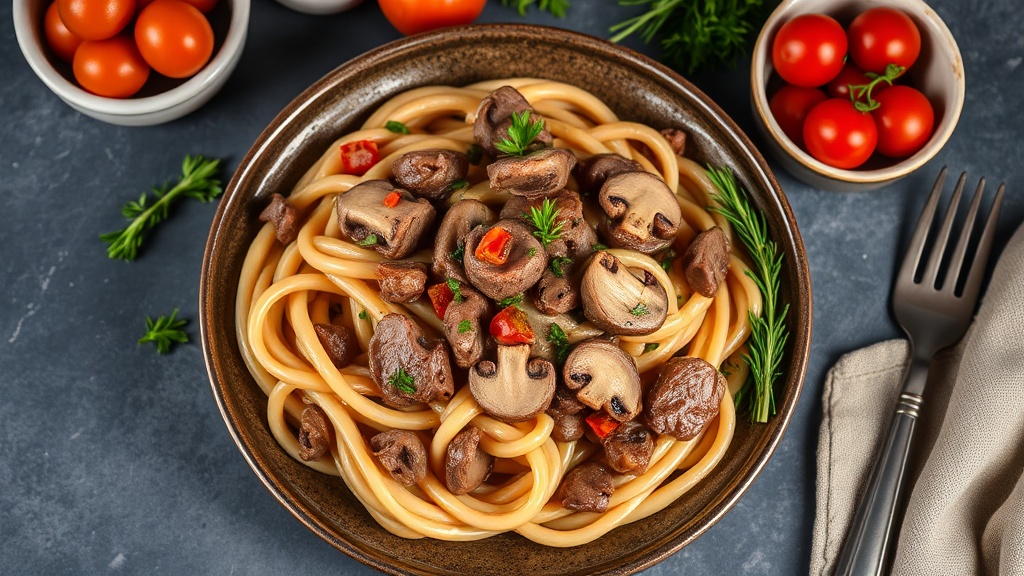 Savory Beef and Mushroom Stroganoff