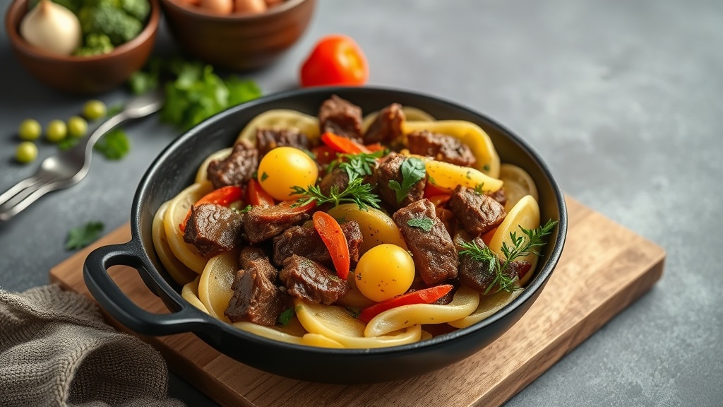 Savory Beef and Potato Skillet