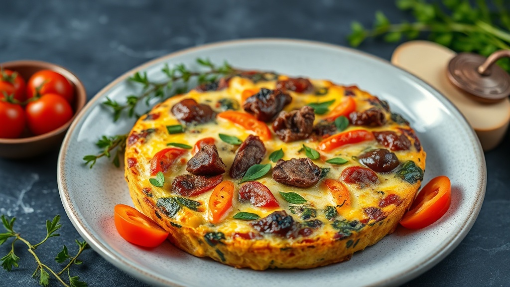 Savory Beef and Vegetable Frittata