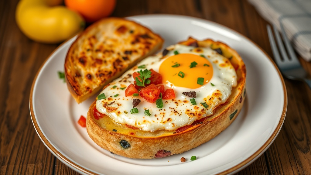 Savory Bread and Egg Bake