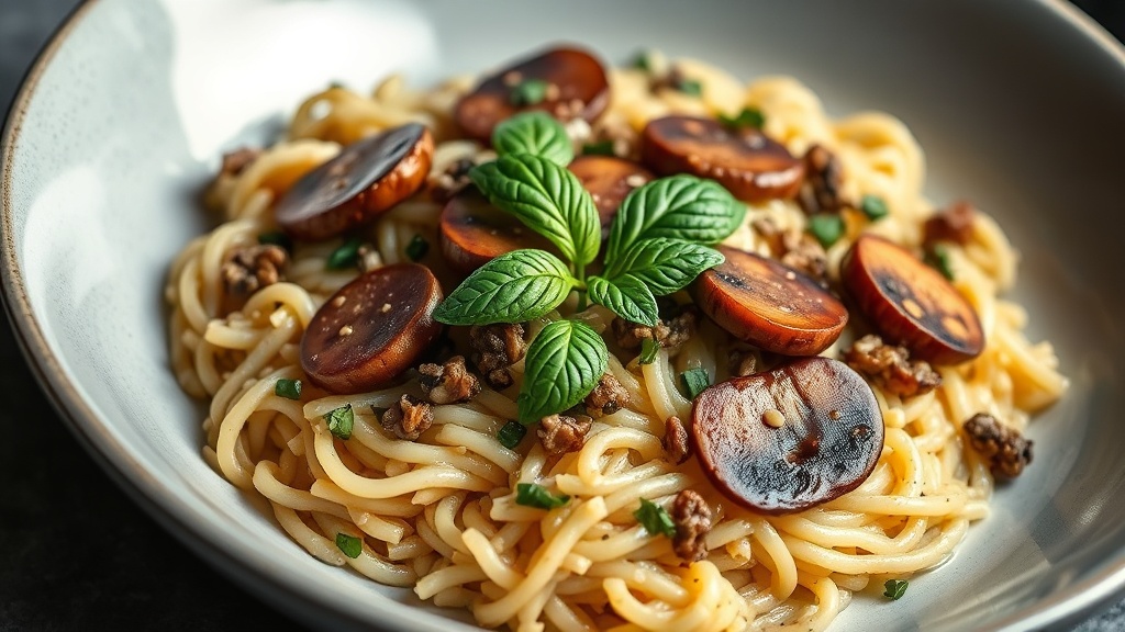 Savory Chestnut Mushroom Risotto