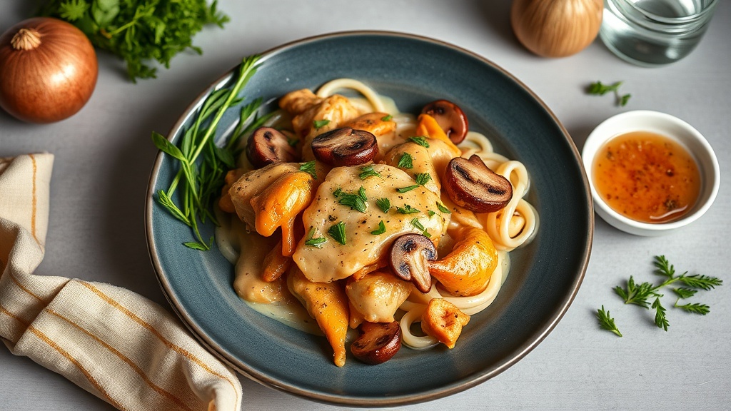 Savory Chicken and Mushroom Casserole