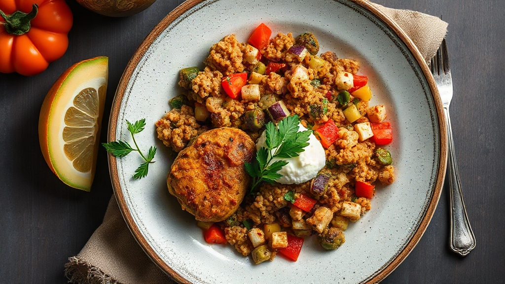 Savory Chicken Mince and Vegetable Bake