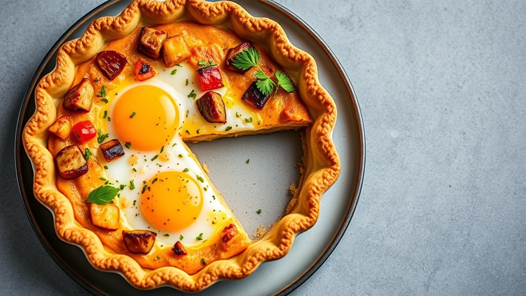 Savory Egg and Vegetable Pie