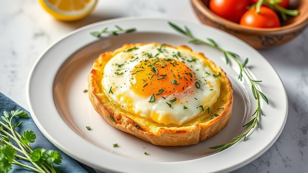 Savory Egg Bread with Herbs and Cheese