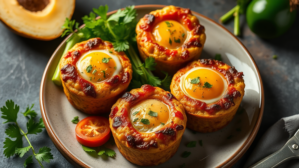 Savory Egg Meat Feast Muffins