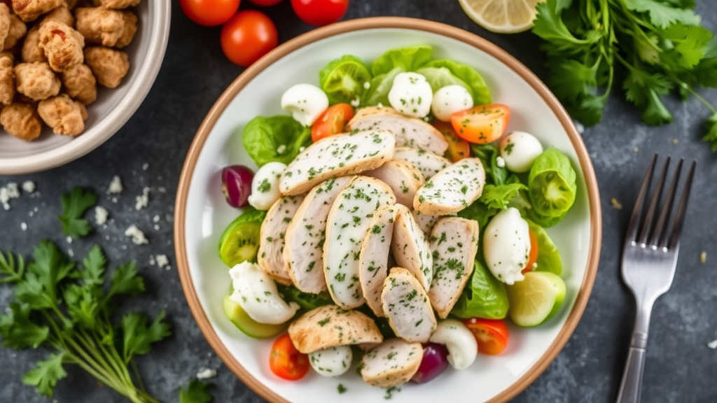 Savory Greek Yogurt and Herb Chicken Salad