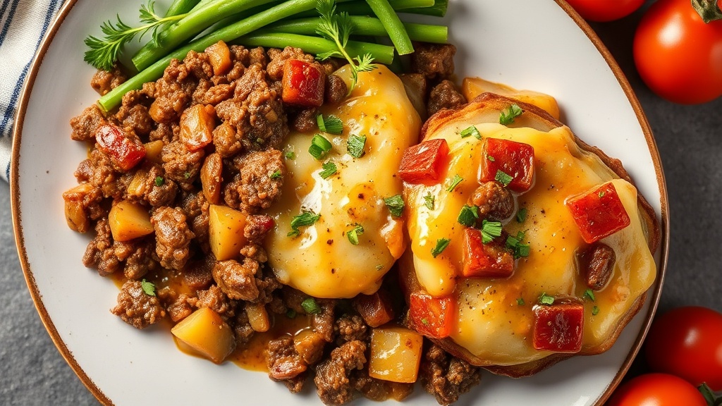 Savory Ground Beef and Potato Casserole