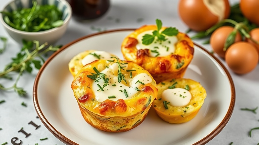 Savory Herb and Cheese Egg Muffins