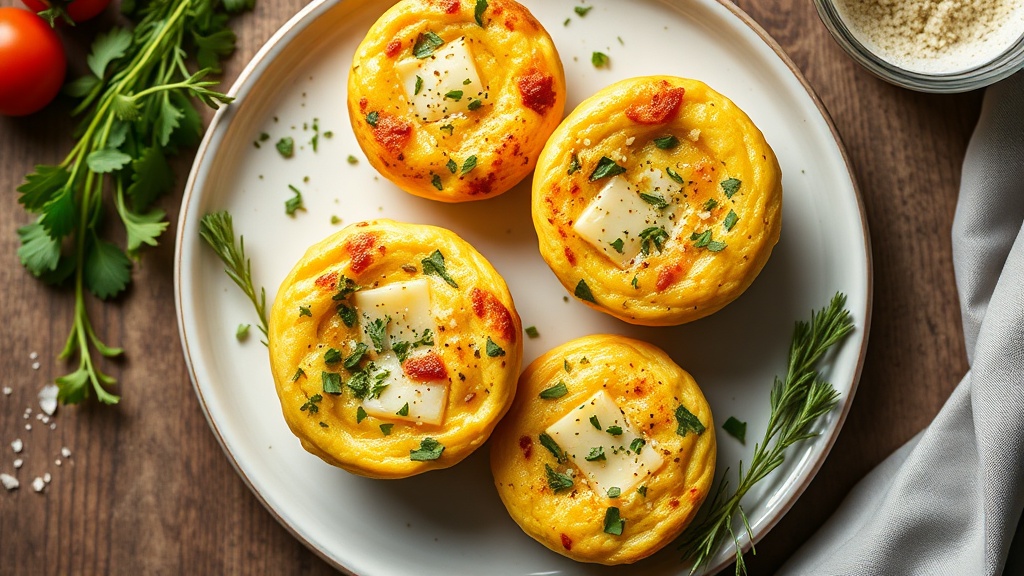 Savory Herb and Cheese Egg Muffins