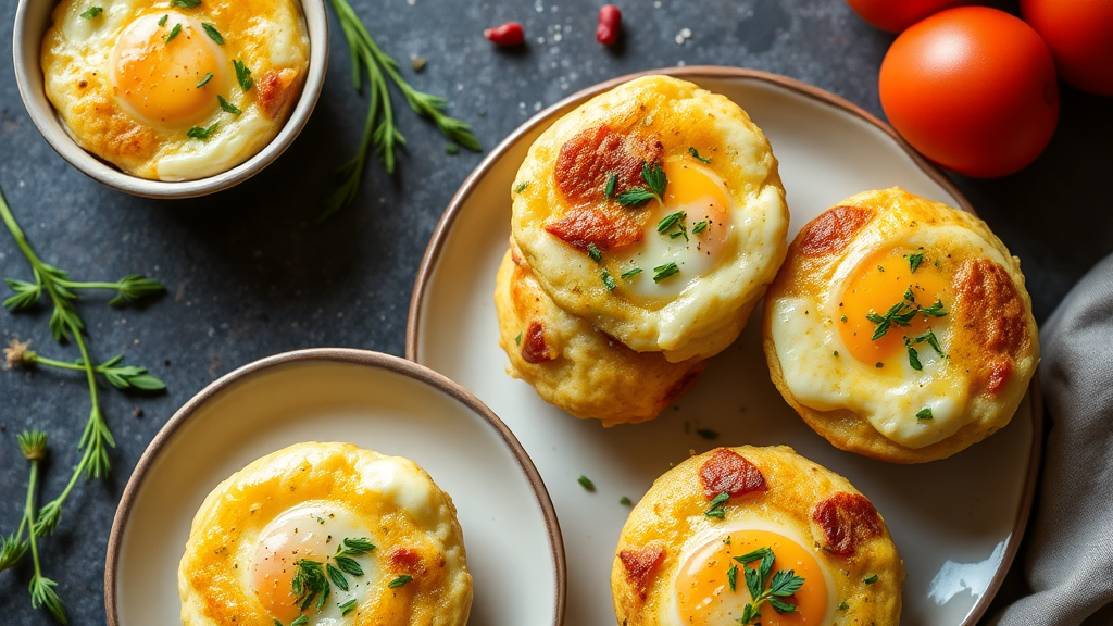 Savory Herb and Cheese Egg Muffins