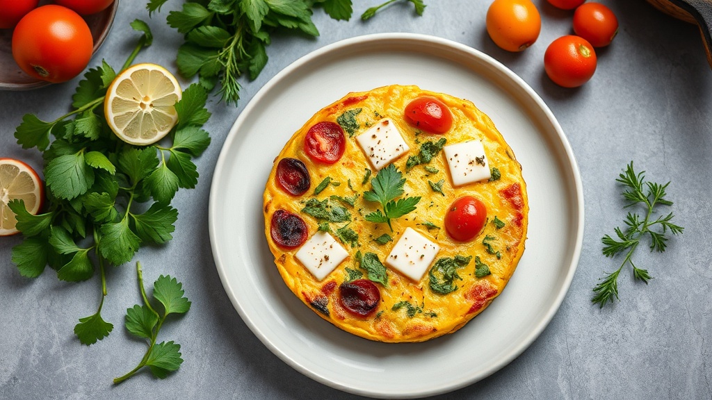 Savory Herb and Cheese Frittata