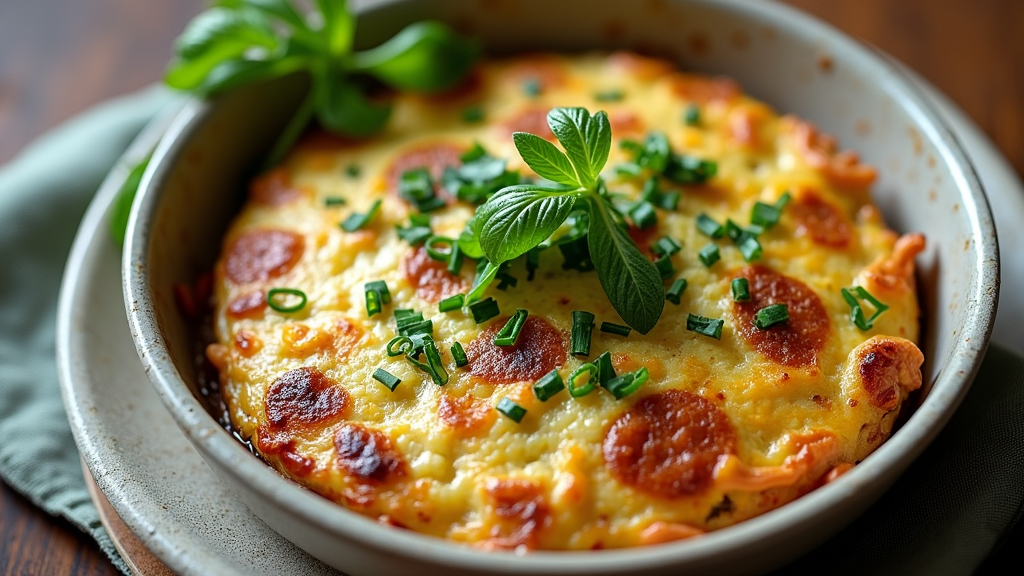 Savory Herb and Cheese Frittata
