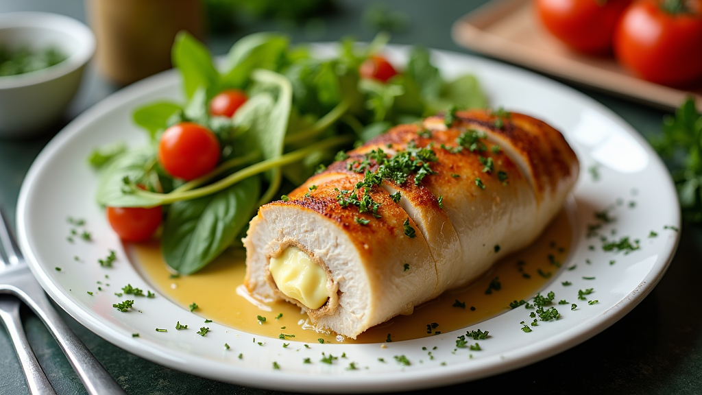Savory Herb and Cheese Stuffed Chicken Breast