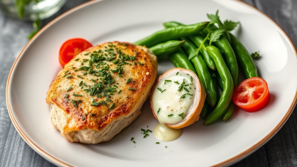 Savory Herb and Cheese Stuffed Chicken Breast