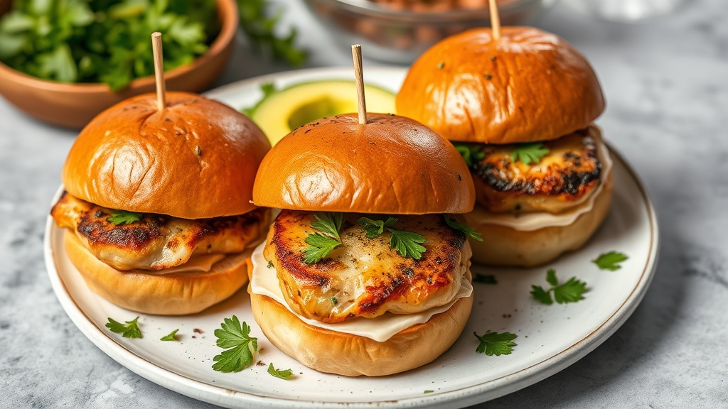 Savory Herb Chicken Sliders