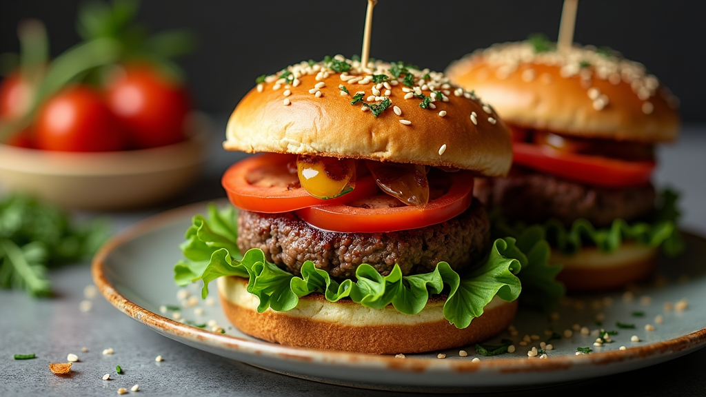 Savory Herb-Infused Beef Burgers