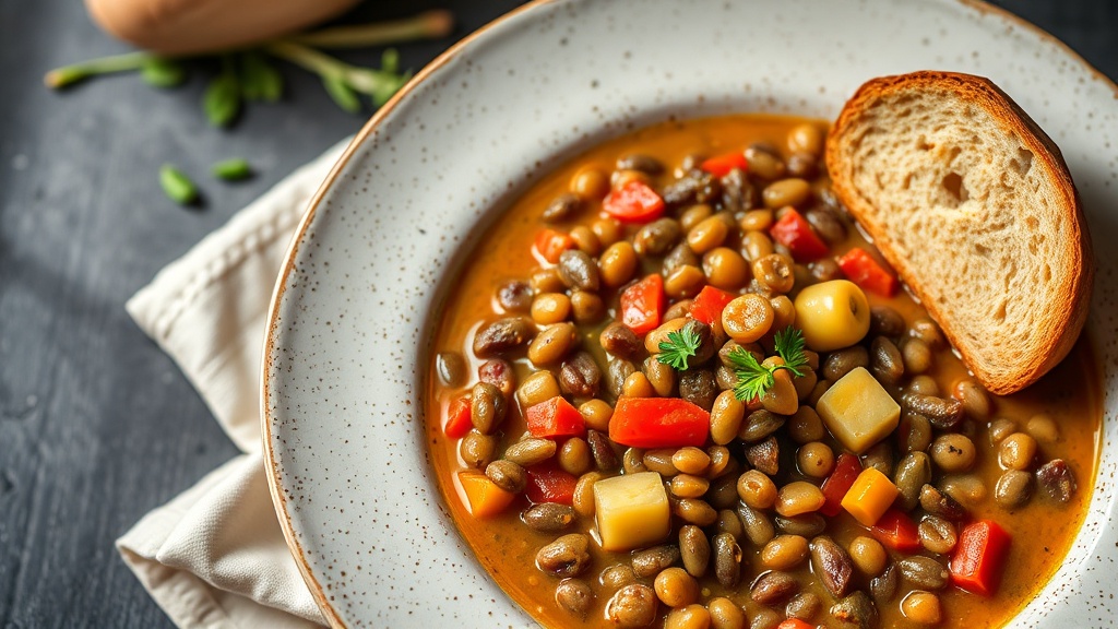 Savory Lentil and Leek Stew