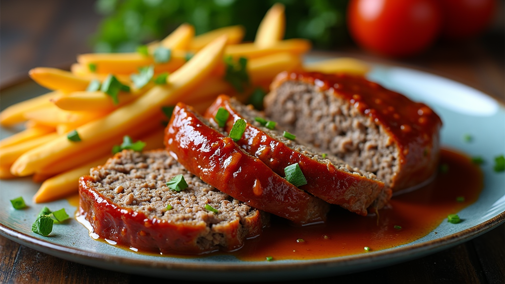 Savory Meatloaf with Ground Beef and Pork