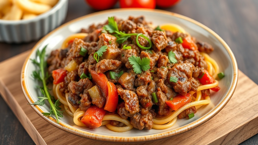 Savory Minced Beef and Vegetable Bake