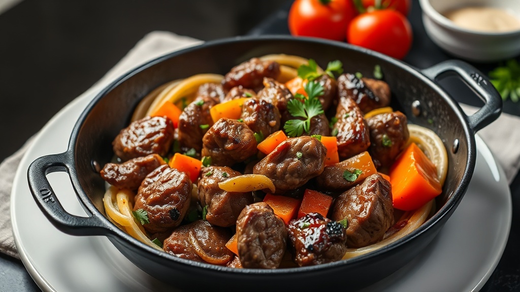 Savory Mixed Meat Skillet