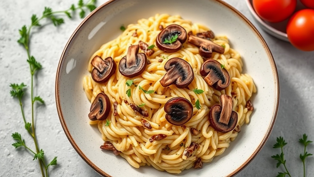 Savory Mushroom Risotto with a Twist