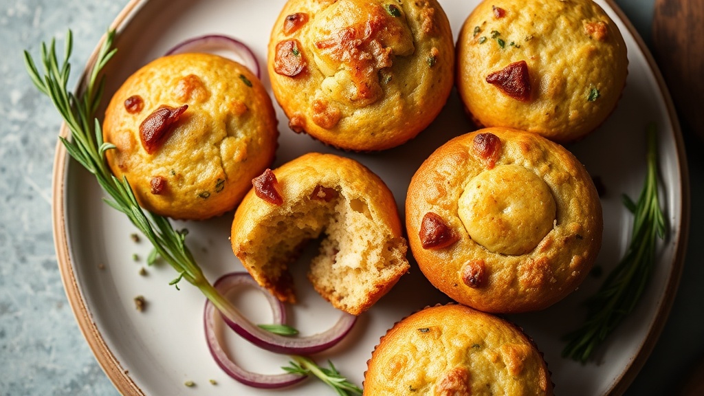 Savory Onion and Herb Muffins