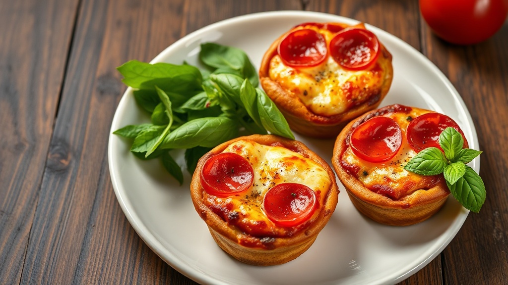 Savory Pizza Muffins