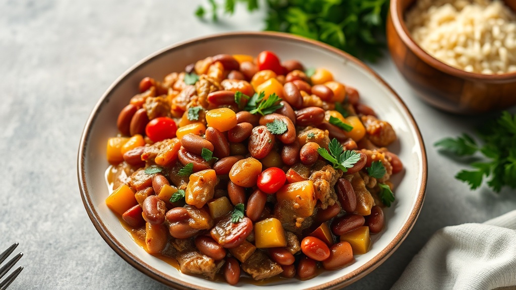 Savory Pork and Beans Casserole