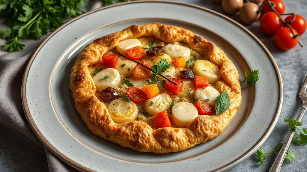 Savory Potato and Wheat Flour Galette