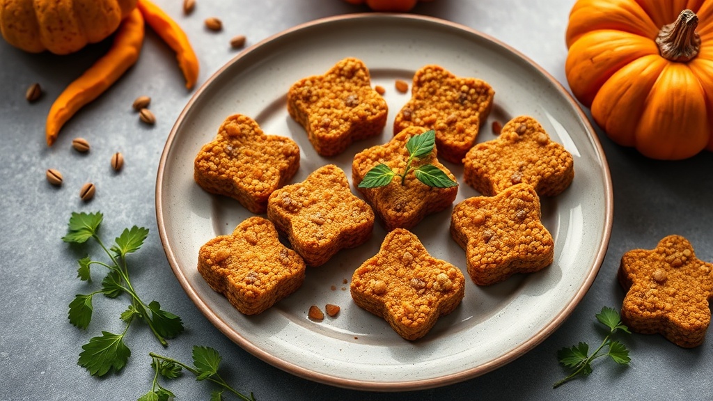 Savory Pumpkin and Quinoa Dog Treats