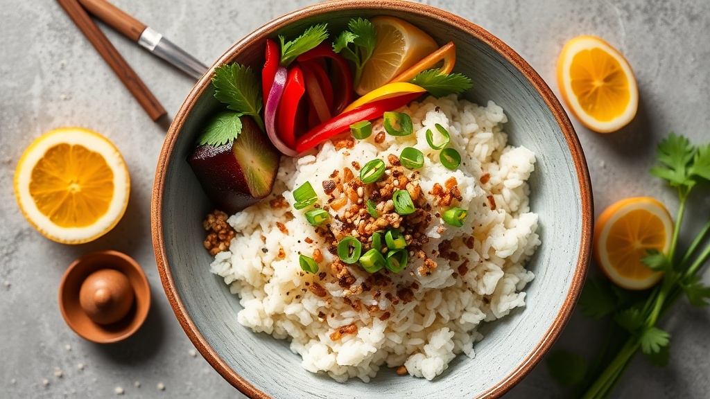 Savory Sesame Rice Bowl