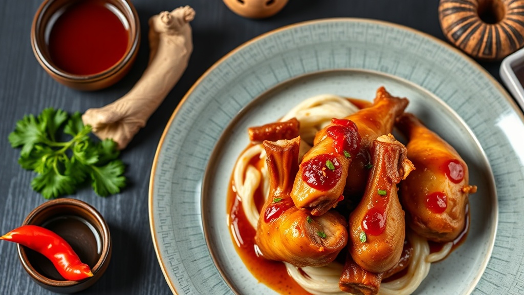 Savory Spiced Chicken Feet with Soy and Ginger