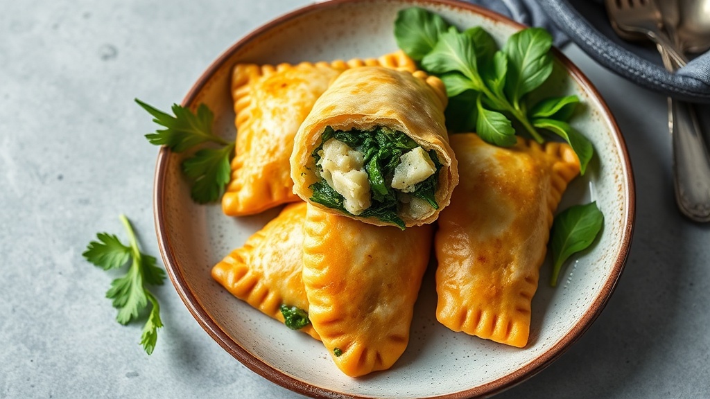 Savory Spinach and Cheese Hot Pockets