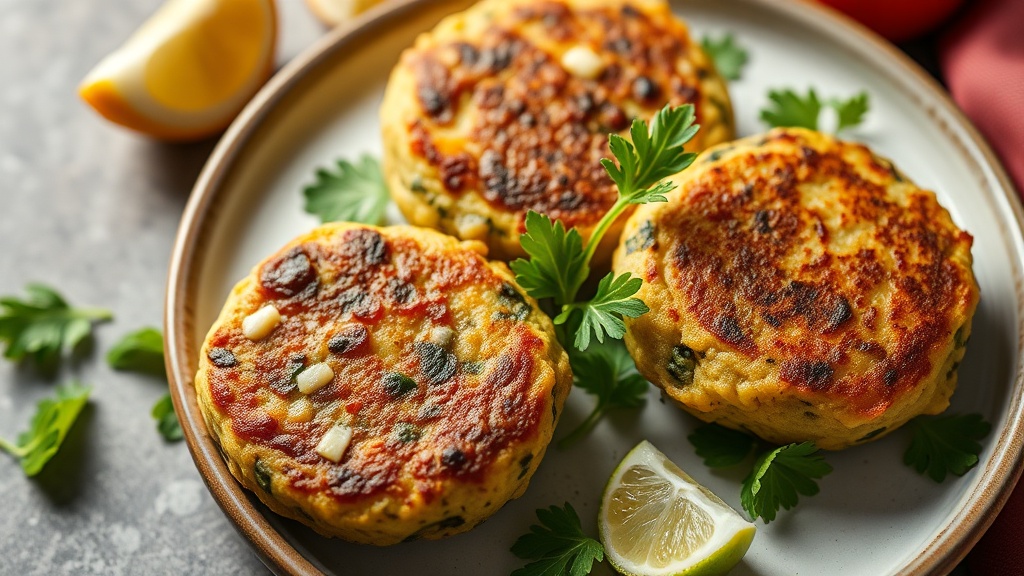 Savory Spinach and Cheese Potato Cakes